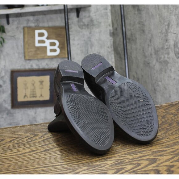 David Tate Womens Leather Cubana Bootie CUBANA-001 Black 9N - Picture 5 of 9